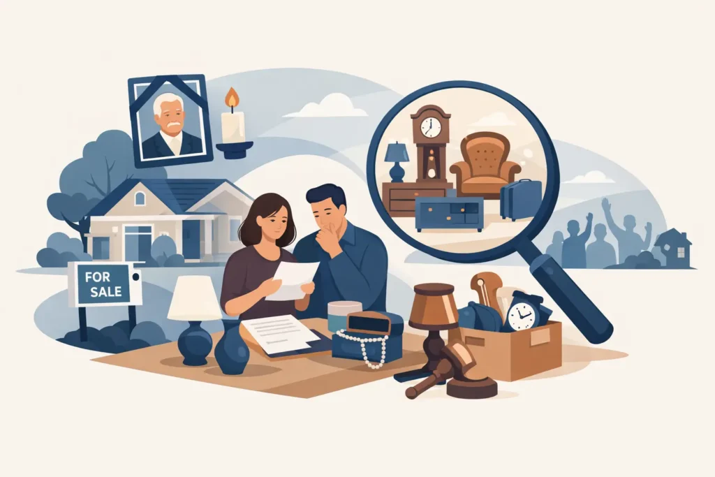 Estate Sale After Death: First Steps for Families